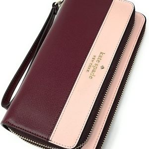 Kate Spade New York Staci Large Carryall Wristlet Clutch Wallet
